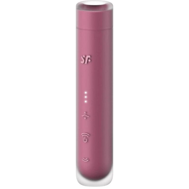 SATISFYER - FIRST KISS WAVE CLITORIS STIMULATOR GARNET - Amore24