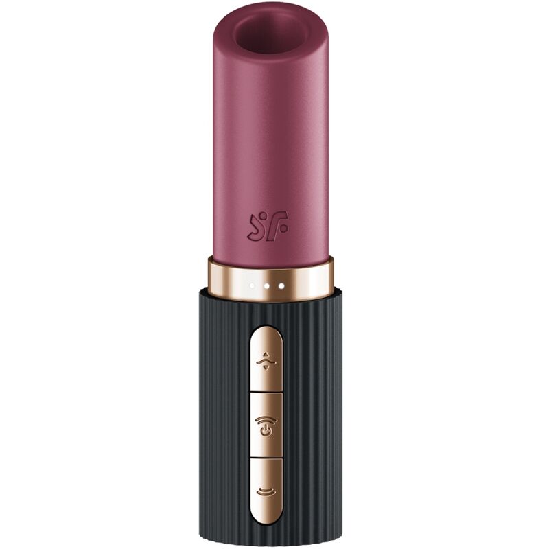 SATISFYER - PRO 2 KISS WAVE CLITORIS STIMULATOR GARNET / BLACK - Amore24