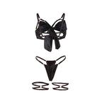 SUBBLIME - 955199 BRA SET WITH ADJUSTABLE BLACK BOW S/M - Amore24