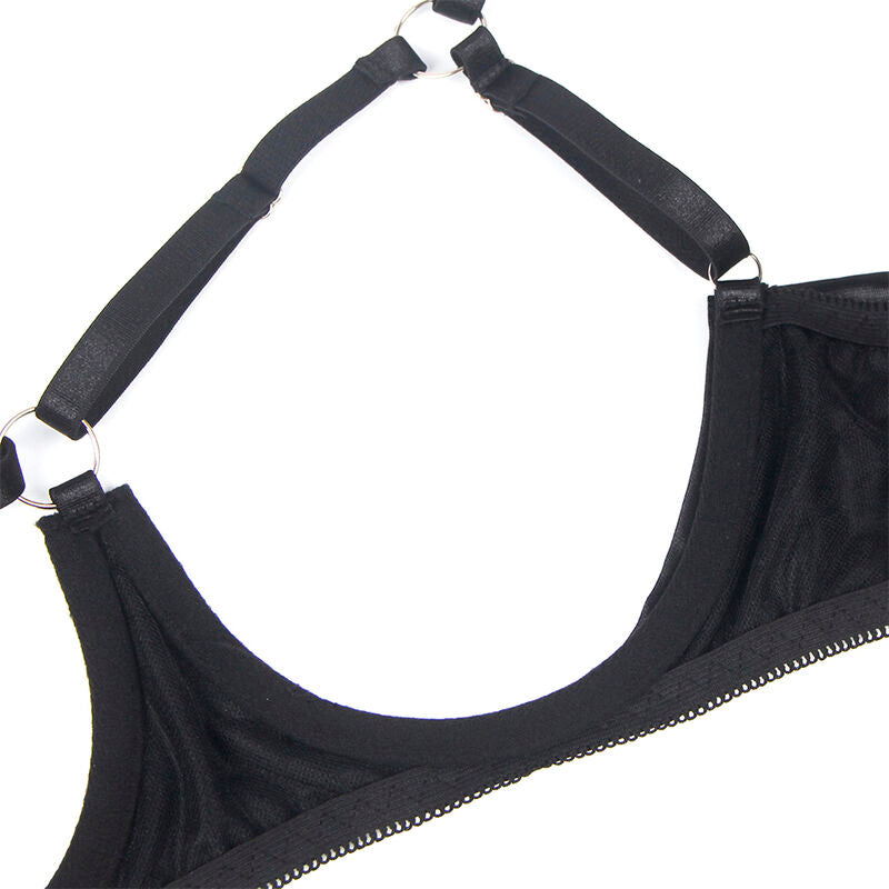 SUBBLIME - 955205 BRA SET WITH ADJUSTABLE BLACK BOW L/XL - Amore24