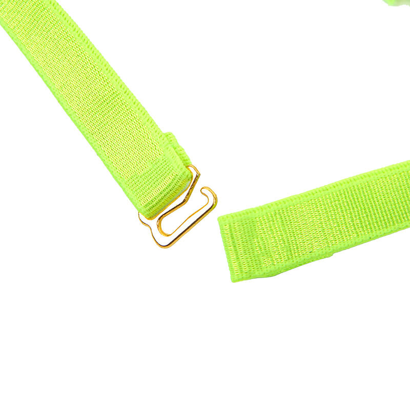 SUBBLIME - 955281 BRA SET WITH NECKLACE AND LEG DETAILS FLUORESCENT GREEN L/XL - Amore24