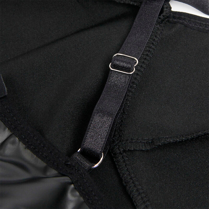 SUBBLIME - 955380 DRESS WITH BLACK LEATHER STRAPS L/XL - Amore24