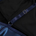 SUBBLIME - 955410 DRESS WITH BLUE LEATHER STRAPS S/M - Amore24