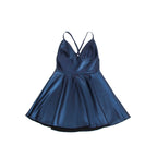 SUBBLIME - 955410 DRESS WITH BLUE LEATHER STRAPS S/M - Amore24