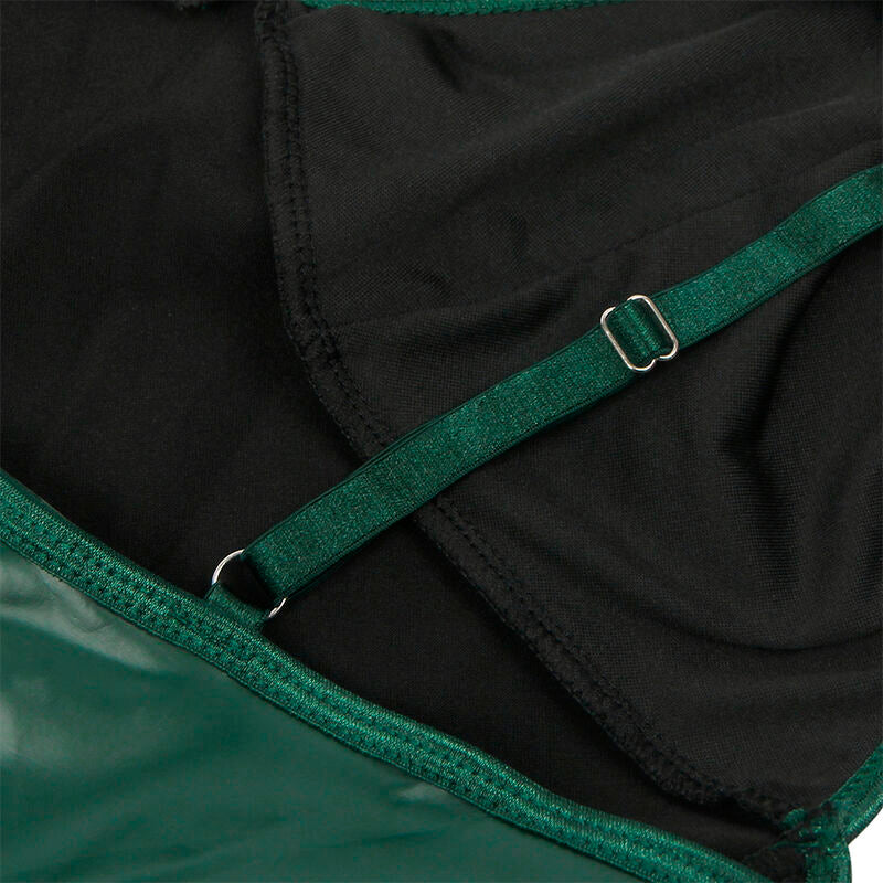SUBBLIME - 955441 DRESS WITH GREEN LEATHER STRAPS L/XL - Amore24