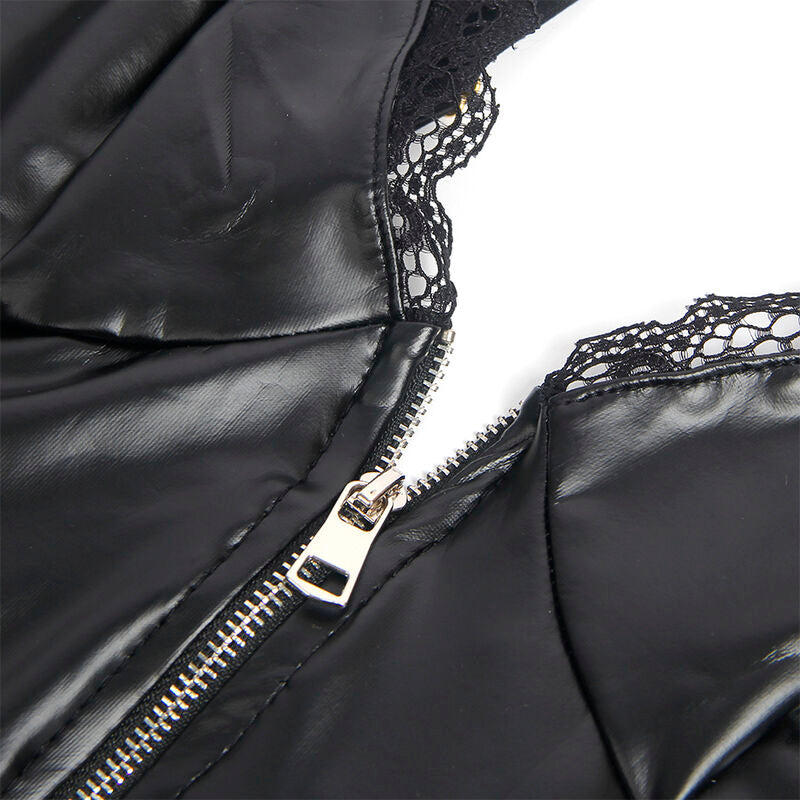 SUBBLIME - 955465 BLACK LEATHER ZIPPER BODY L/XL - Amore24