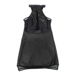 SUBBLIME - 955472 HALTER NECK DRESS WITH TRANSPARENCIES BLACK S/M - Amore24