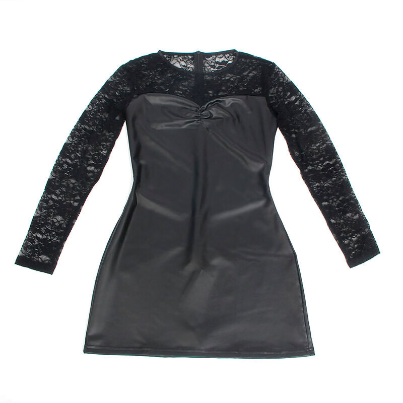 SUBBLIME - 955601 LONG SLEEVED DRESS WITH BLACK LACE L/XL - Amore24