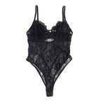 SUBBLIME - 955618 LACE BODYSUIT WITH BOTTOM CLOSURE BLACK S/M - Amore24