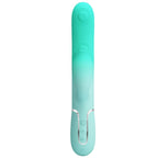 PRETTY LOVE - GIGI MULTIFUNCTION RABBIT VIBRATOR AQUA GREEN - Amore24