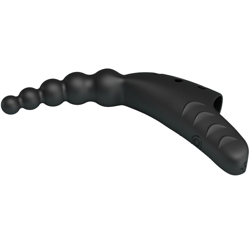 PRETTY LOVE - JORDIN FINGER VIBRATOR 10 VIBRATIONS BLACK - Amore24