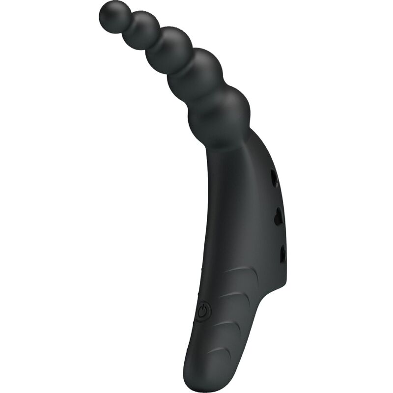 PRETTY LOVE - JORDIN FINGER VIBRATOR 10 VIBRATIONS BLACK - Amore24