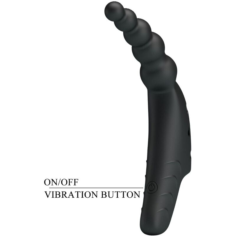 PRETTY LOVE - JORDIN FINGER VIBRATOR 10 VIBRATIONS BLACK - Amore24