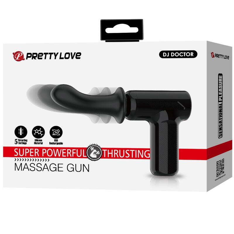 PRETTY LOVE - DJ DOCTOR MASSAGER 5 SETTINGS BLACK - Amore24