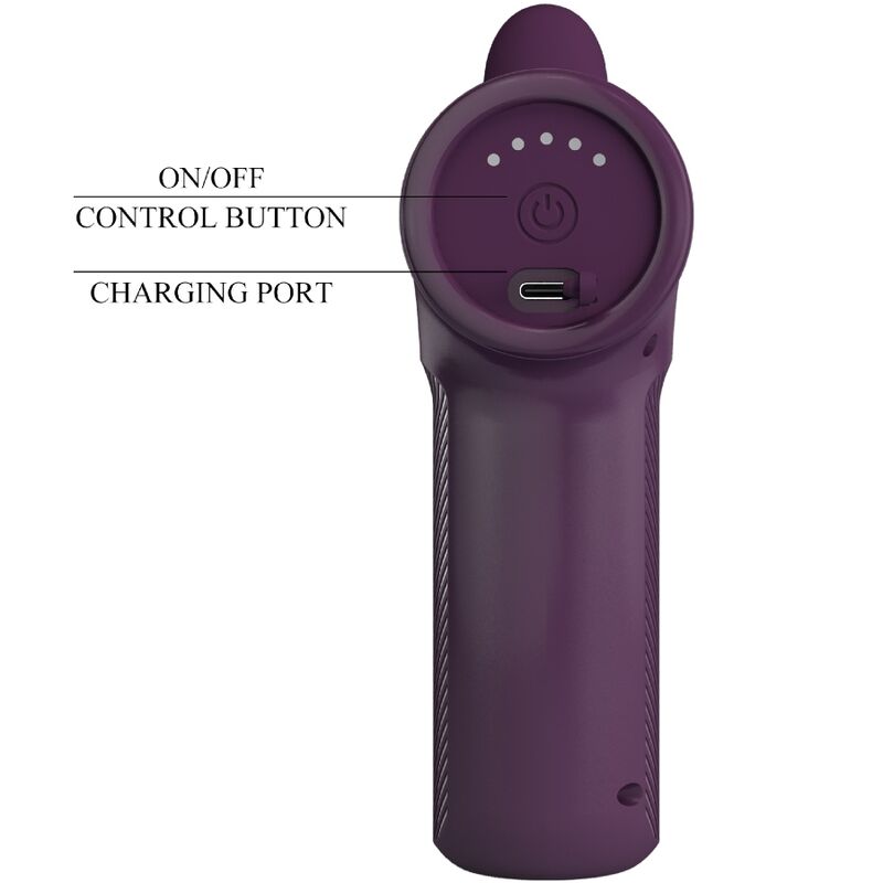 PRETTY LOVE - DJ SCHOLAR MASSAGER 5 SETTINGS PURPLE - Amore24