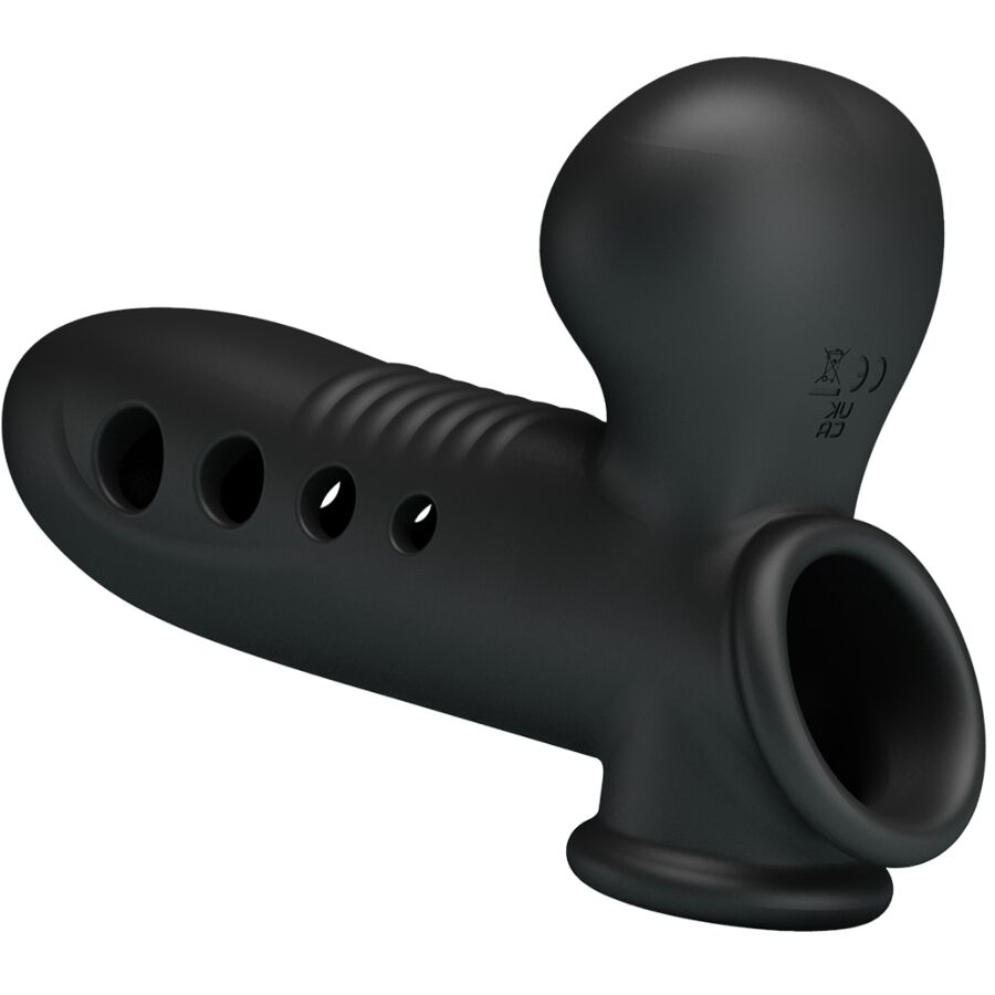 PRETTY LOVE - CRANE PENIS SLEEVE WITH AIRBAG BLACK - Amore24