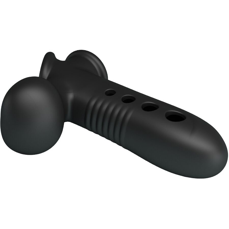 PRETTY LOVE - CRANE PENIS SLEEVE WITH AIRBAG BLACK - Amore24
