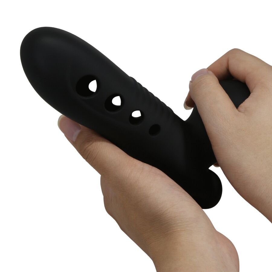 PRETTY LOVE - CRANE PENIS SLEEVE WITH AIRBAG BLACK - Amore24