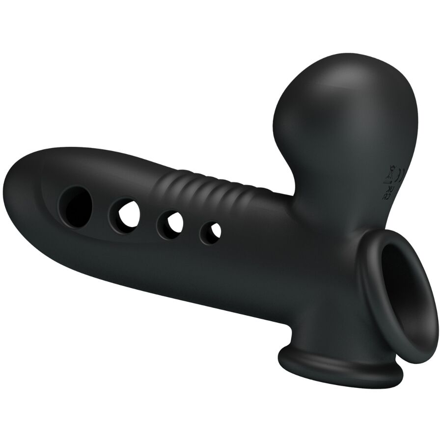 PRETTY LOVE - CRANE PENIS SLEEVE WITH AIRBAG BLACK - Amore24