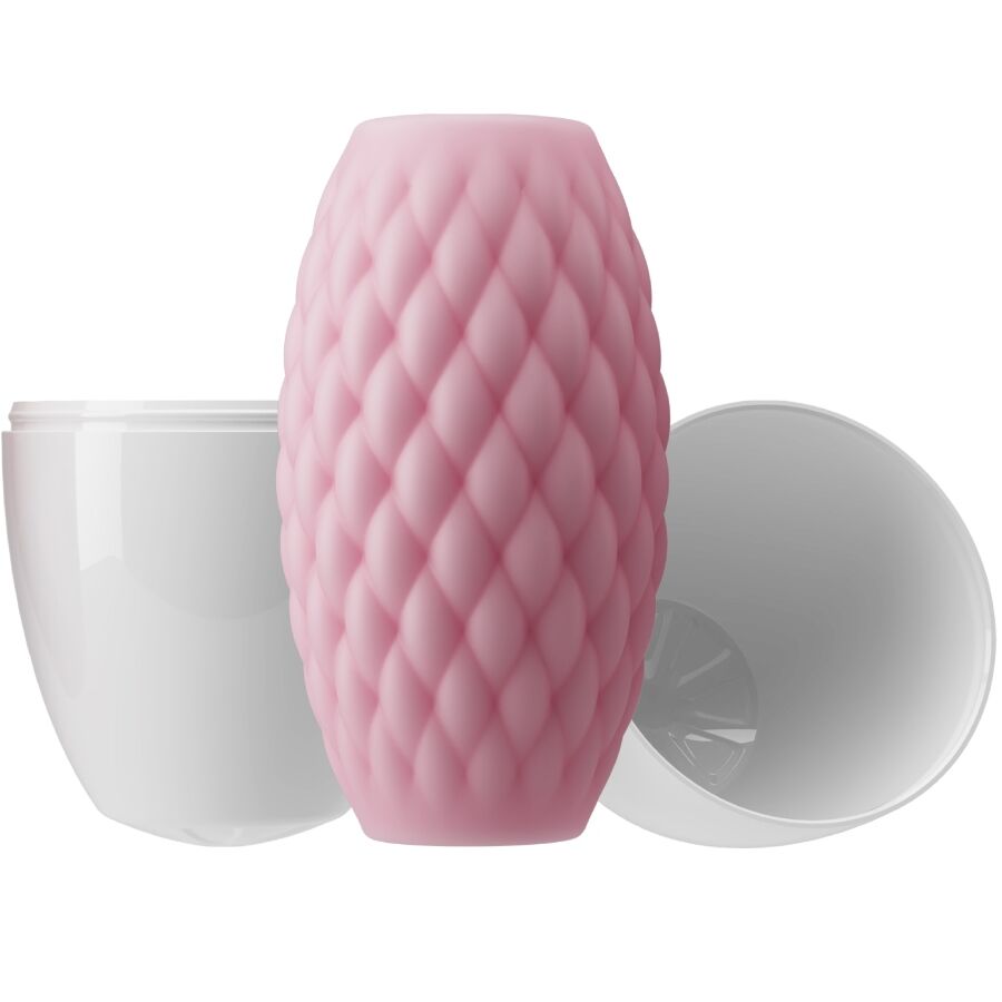 PRETTY LOVE - ATHENA EROS SILICONE MALE MASTURBATOR PINK - Amore24