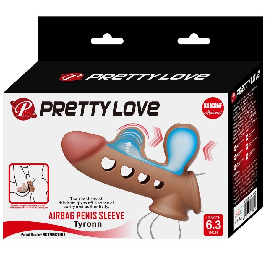 PRETTY LOVE - TYRONN PENIS SLEEVE WITH AIRBAG - Amore24