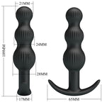PRETTY LOVE - SIDNEY ANAL VIBRATOR 10 VIBRATIONS BLACK - Amore24