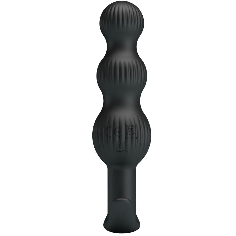 PRETTY LOVE - SIDNEY ANAL VIBRATOR 10 VIBRATIONS BLACK - Amore24