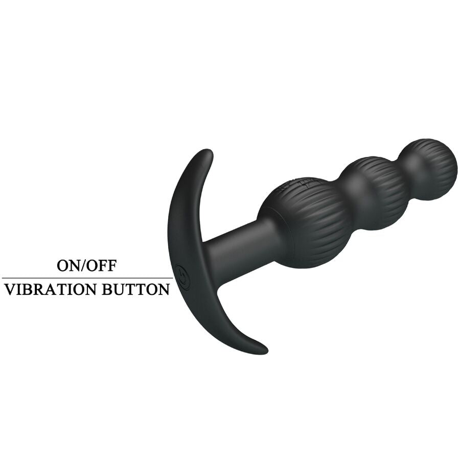 PRETTY LOVE - SIDNEY ANAL VIBRATOR 10 VIBRATIONS BLACK - Amore24