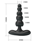PRETTY LOVE - SIDNEY ANAL VIBRATOR 10 VIBRATIONS BLACK - Amore24