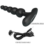 PRETTY LOVE - SIDNEY ANAL VIBRATOR 10 VIBRATIONS BLACK - Amore24