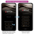PRETTY LOVE - LEVIATHAN APP CONTROLLED VIBRATOR PURPLE - Amore24