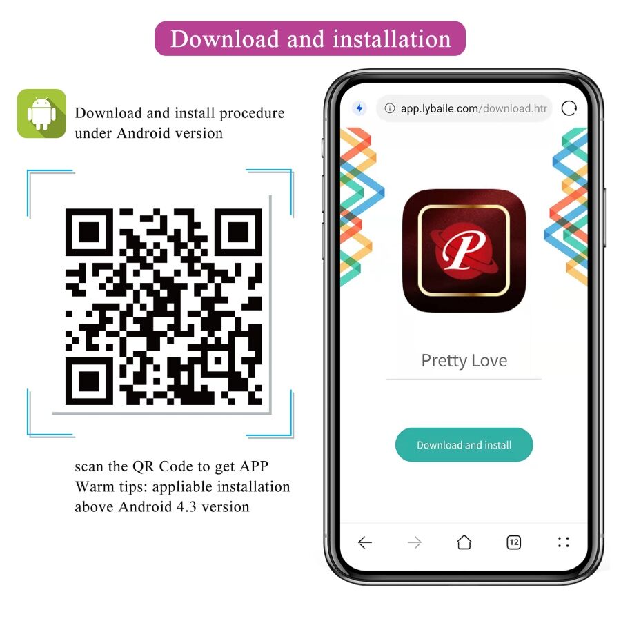 PRETTY LOVE - LEVIATHAN APP CONTROLLED VIBRATOR PURPLE - Amore24