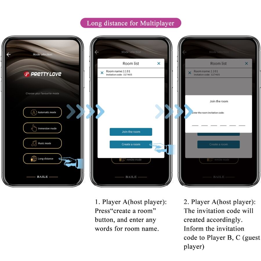 PRETTY LOVE - LEVIATHAN APP CONTROLLED VIBRATOR PURPLE - Amore24