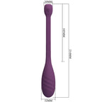 PRETTY LOVE - LEVIATHAN APP CONTROLLED VIBRATOR PURPLE - Amore24