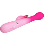 PRETTY LOVE - DEJON 3 IN 1 MULTIFUNCTION RABBIT VIBRATOR PINK - Amore24