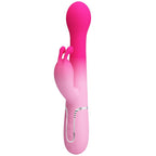 PRETTY LOVE - DEJON 3 IN 1 MULTIFUNCTION RABBIT VIBRATOR PINK - Amore24
