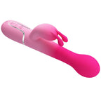 PRETTY LOVE - DEJON 3 IN 1 MULTIFUNCTION RABBIT VIBRATOR PINK - Amore24