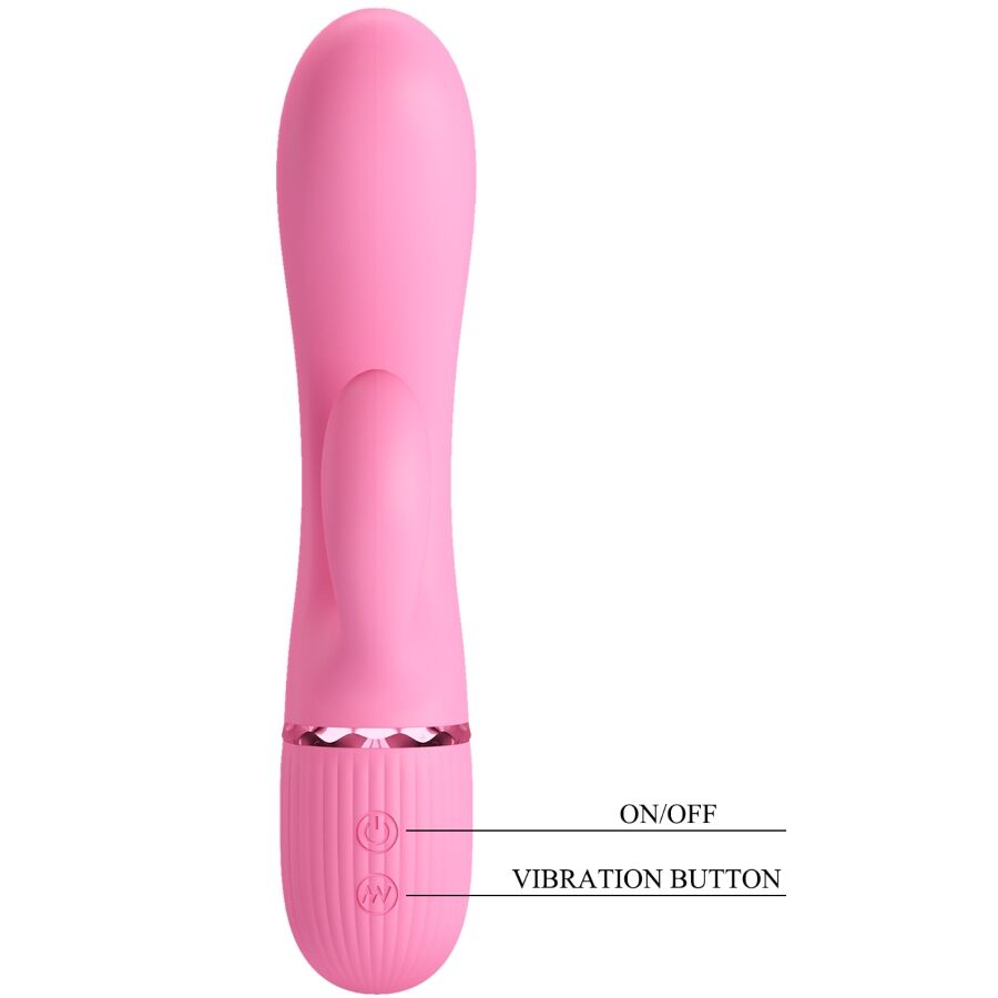 PRETTY LOVE - MARSKI RABBIT VIBRATOR & G-SPOT PINK - Amore24