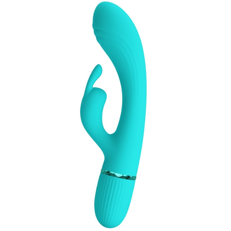 PRETTY LOVE - SCOCCO VIBRATOR RABBIT TURQUOISE - Amore24