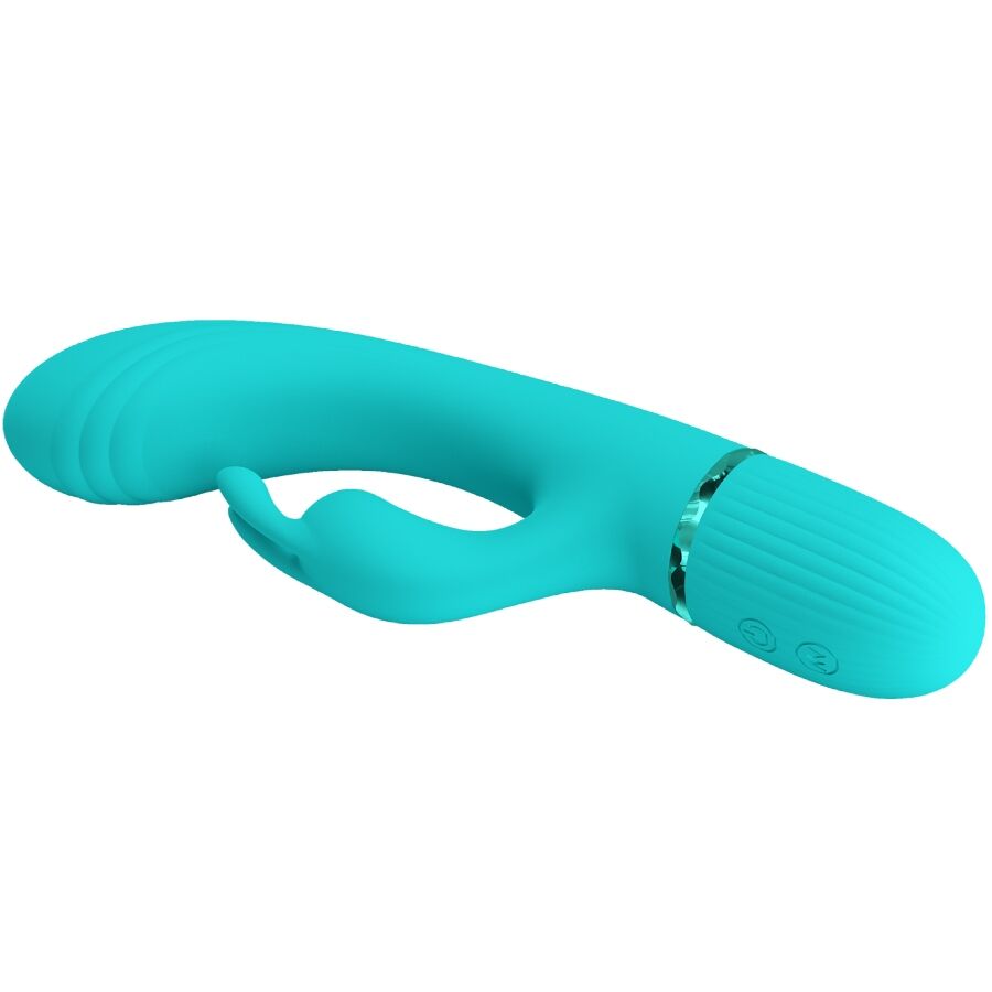 PRETTY LOVE - SCOCCO VIBRATOR RABBIT TURQUOISE - Amore24