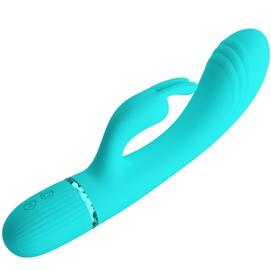 PRETTY LOVE - SCOCCO VIBRATOR RABBIT TURQUOISE - Amore24