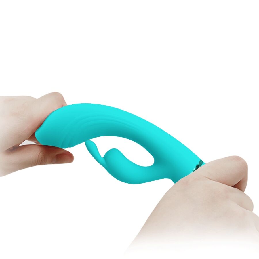 PRETTY LOVE - SCOCCO VIBRATOR RABBIT TURQUOISE - Amore24
