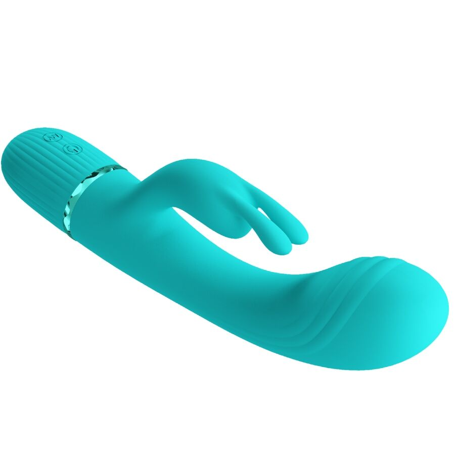 PRETTY LOVE - SCOCCO VIBRATOR RABBIT TURQUOISE - Amore24