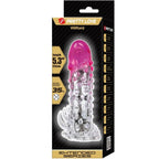 PRETTY LOVE - WILFORD REALISTIC ENLARGEMENT SHEATH WITH EMBOSSED PENIS PINK - Amore24