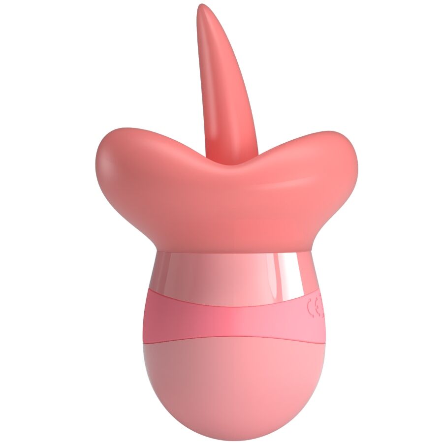 PRETTY LOVE - KYLEE TONGUE CLITORIS STIMULATOR 10 VIBRATIONS NUDE PINK - Amore24