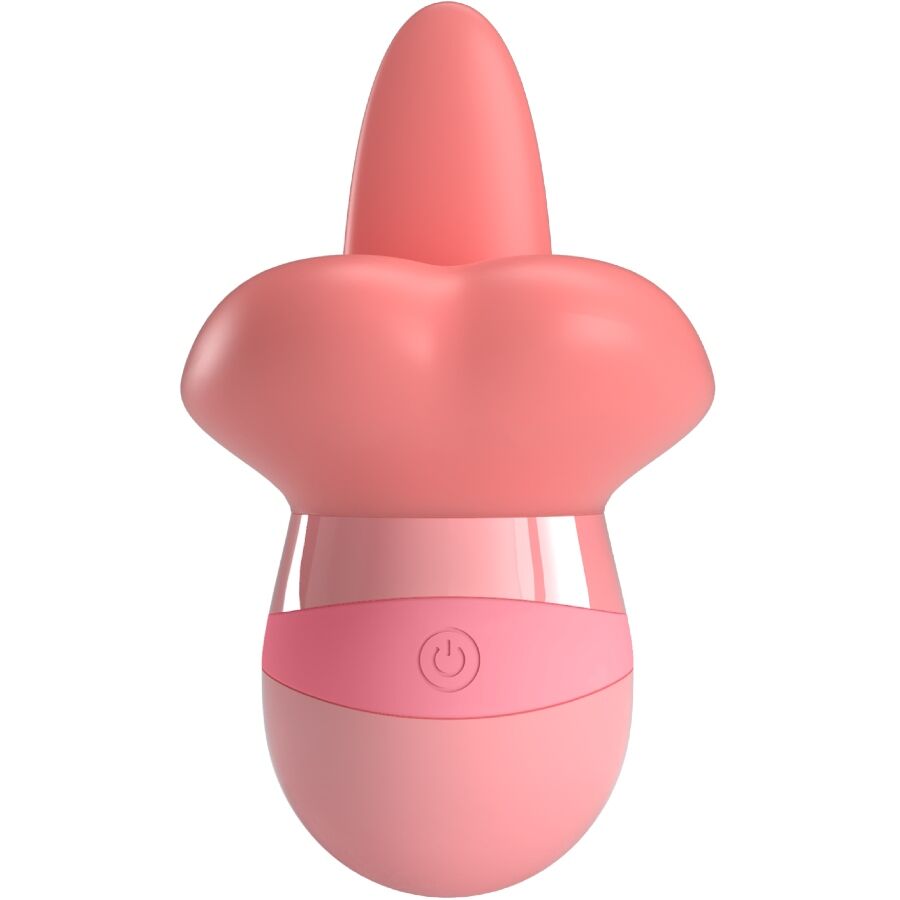 PRETTY LOVE - KYLEE TONGUE CLITORIS STIMULATOR 10 VIBRATIONS NUDE PINK - Amore24