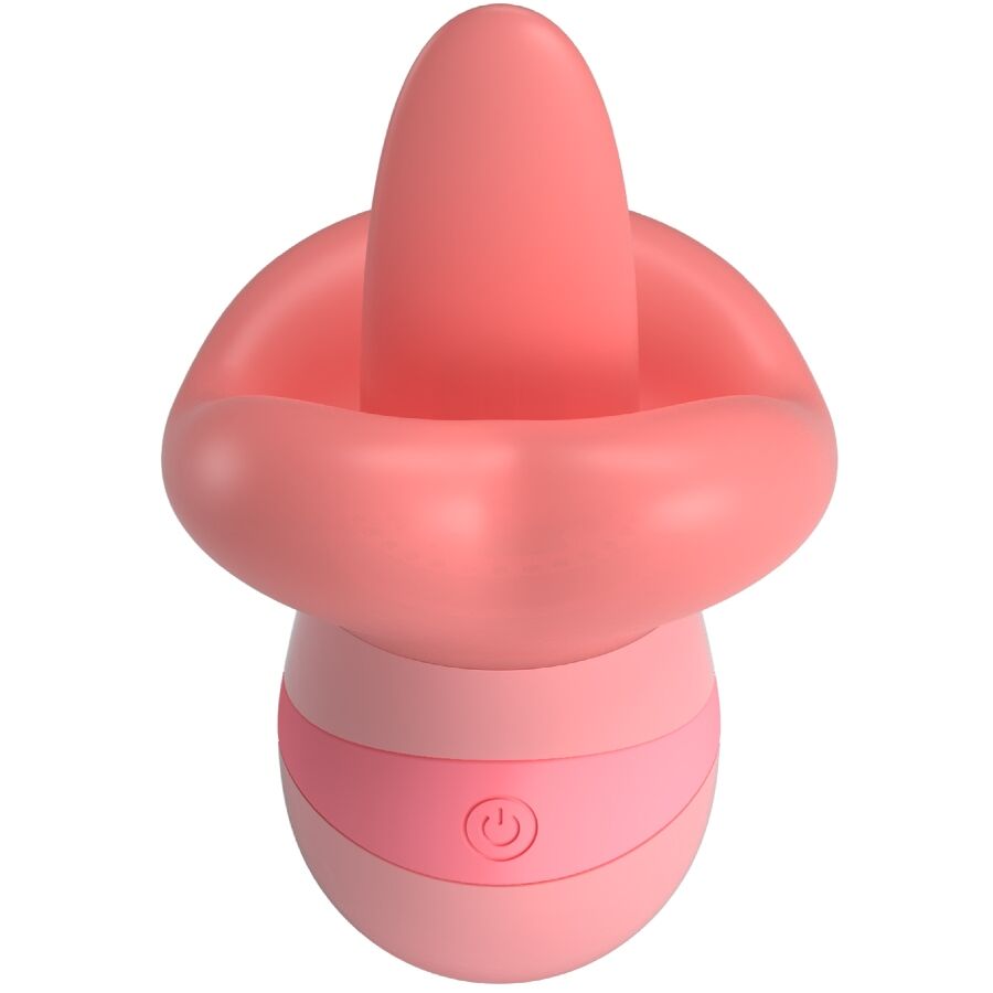 PRETTY LOVE - KYLEE TONGUE CLITORIS STIMULATOR 10 VIBRATIONS NUDE PINK - Amore24