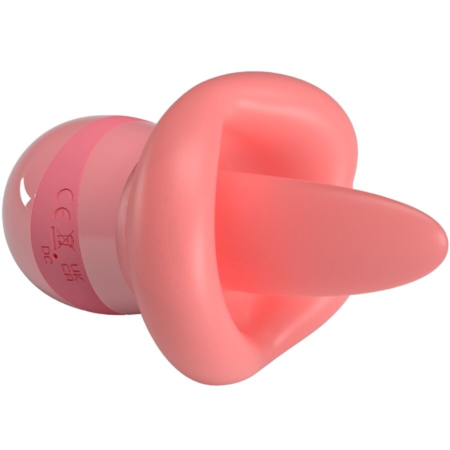 PRETTY LOVE - KYLEE TONGUE CLITORIS STIMULATOR 10 VIBRATIONS NUDE PINK - Amore24