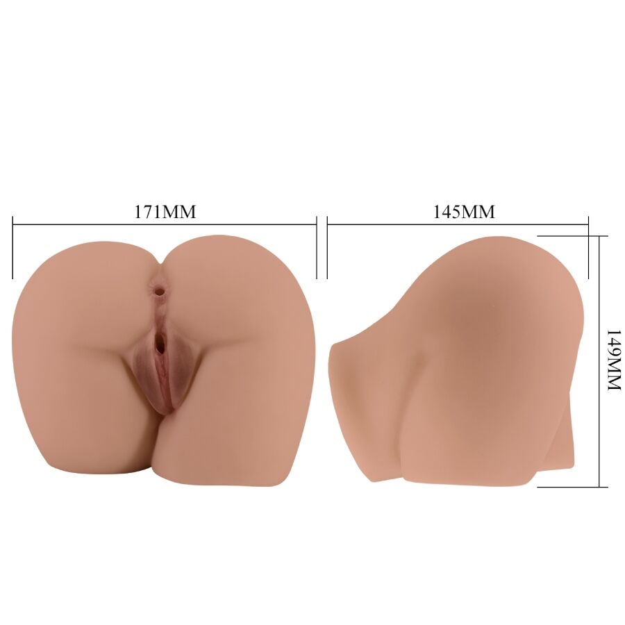 CRAZY BULL - BERNACE ASS VIBRATOR WITH REALISTIC VAGINA AND ANUS FLESH REMOTE CONTROL - Amore24