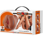 CRAZY BULL - BERNACE ASS VIBRATOR WITH REALISTIC VAGINA AND ANUS FLESH REMOTE CONTROL - Amore24